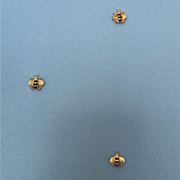 Maje Metal-Bee-Embellished Mini Skirt - Blue Sky Size 1 / S - Picture 3 of 5